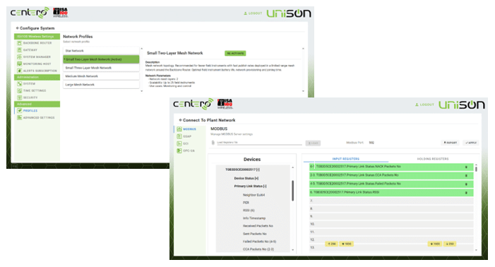 Centero Releases Improved ISA100 Wireless UNISON Gateway